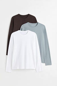 T-shirt homme à manches longues 100% coton, coupe oversize, grammage lourd 350 GSM, gris uni, respirant, épaules tombantes, style streetwear - Product Image 4