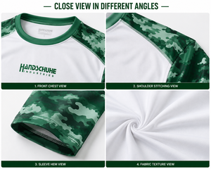 Vêtements de pêche professionnels pour hommes, impression numérique intégrale par sublimation, 100% coton polyester, col rond, vêtements de fitness, chemises de pêche - Product Image 4