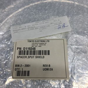 Tokyo Electron TEL D119348 <b>Spacer</b>, Sput Shield - Trusted Global Legacy Semiconductor Equipment and Parts at - Product Image 5
