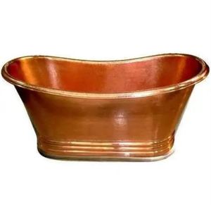 Bathtub Double Slipper Cheap Affordable Luxury Bath Tub Hot Selling Luxury Bath Tub Brass Bath Tub Hammered Copper Bathtub - Product Image 3
