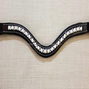 Bracelet de sourcils de cheval en cuir, chaîne métallique et argent décoratives, meilleure vente, vente en gros - Product Image 5