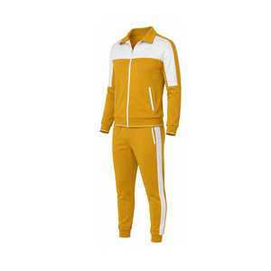 Custom Men Gym Tracksuits Fleece Athletic Sport Set Zip Jacket Jogger <b>Pants</b> Wholesale OEM Sports Clothing Supplier OEM Wholesale - Product Image 4