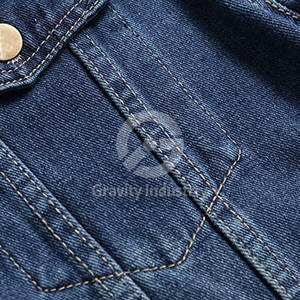 Veste en jean d'hiver pour homme 100% coton Logo personnalisé imprimé Écologique Respirant Haute qualité Prix bas Grande taille - Product Image 4