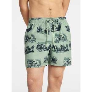 Shorts de bain pour hommes sur mesure fabriqués par OEM, respirants, à séchage rapide, shorts de plage, maillots de bain, imprimés, en polyester/spandex, boardshorts - Product Image 4