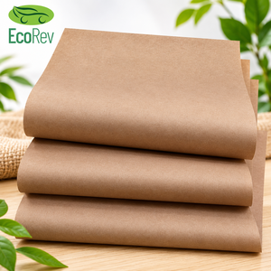 กระดาษคราฟท์สีน้ำตาล EcoRev รุ่น ECO39 ป้องกันการม้วนงอ ไม่เคลือบผิว รีไซเคิลได้ พิมพ์โลโก้ได้ตามต้องการ สำหรับบรรจุภัณฑ์อุตสาหกรรมและโลจิสติกส์ - Product Image 5