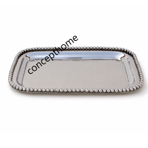 Plateau décoratif en aluminium de haute qualité, placage nickel, ustensiles de cuisine, plateau multi-usages, prix d'usine - Product Image 3