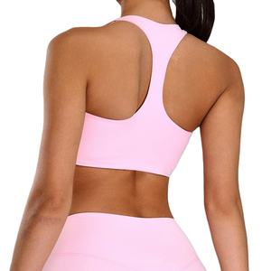 Sujetador Deportivo de Yoga para Mujer, Moderno, Casual, de Alta Sujeción, Secado Rápido, Transpirable, Ligero, con Logotipo Frontal, Spandex/Nylon, con Relleno Extraíble - Product Image 2