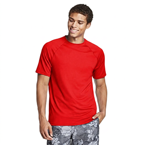 Chemise de sport à manches courtes pour homme, bleu marine, à séchage rapide, 100% polyester, pour les activités nautiques - Product Image 2
