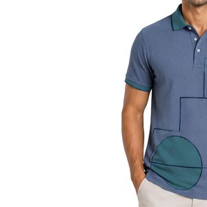 Camiseta Polo Personalizada para Hombre en Azul Acero y Verde Azulado, Manga Corta, Informal, para Golf, OEM, Marca Privada, Transpirable, Uniforme, Venta al Por Mayor - Product Image 3