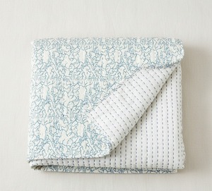 Colcha Kantha Boho con Estampado a Mano, de Algodón, Hecha a Mano en India, Proveedor, Pedidos al por Mayor - Product Image 5