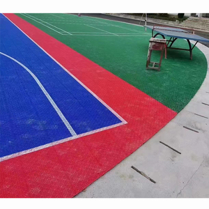 Dalles de sol en plastique pour terrain de pickleball PP, dalles de sol pour terrain de basketball extérieur, résistantes aux intempéries, 12"x12" - Product Image 4