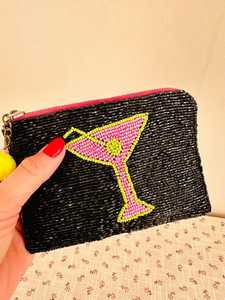 Porte-monnaie Preppy, Portefeuille d'été, Petite pochette zippée, Sac perlé, Sac bandoulière - Product Image 2