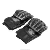 Guantes de Boxeo Profesionales de Cuero para MMA, Sparring y Grappling con Agarre Ergonómico