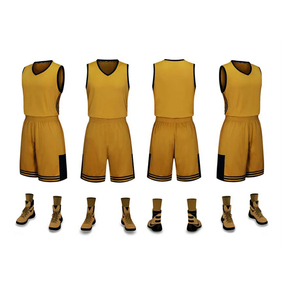 Uniforme de Baloncesto Personalizado, 100% Poliéster Antibacterial, Sin Mangas, Cuello en V, Unisex, Logotipo Personalizado del Equipo, Impresión Digital OEM - Product Image 3
