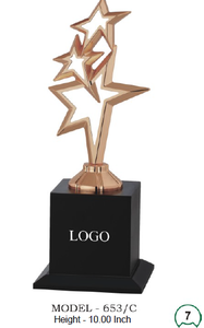 Professional Star Trophy with Premium Finishing Quality UV Printing Laser Engraved Portable - Product Image 6