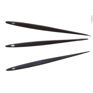 Aiguilles à tricoter en métal poli à gros yeux pour tricoter à la main des souvenirs écologiques de l'Inde - Product Image 1