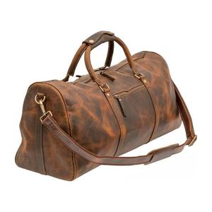 Sacs de voyage pour hommes résistants à l'eau, qualité supérieure, cuir de buffle véritable, sacs à main personnalisables, OEM ODM sur mesure - Product Image 1