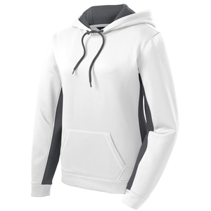 <span class=keywords><strong>Sudadera</strong></span> <span class=keywords><strong>con</strong></span> Capucha Blanca Personalizada para Mujer <span class=keywords><strong>con</strong></span> Detalles Grises, Manga Larga, Forro Polar, Transpirable, Corte Regular, para Otoño - Product Image 1