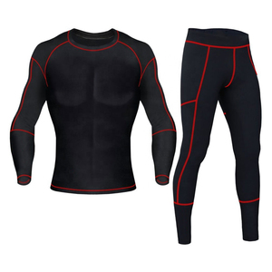 Ropa Deportiva de Yoga Personalizada al por Mayor, Leggings de Compresión para Hombre, Conjuntos Deportivos para Gimnasio, Entrenamiento y Running - Product Image 4