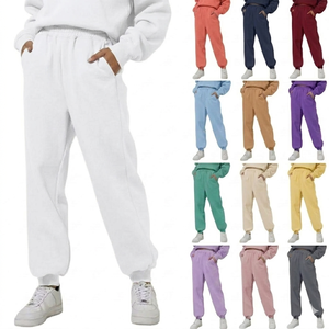 Pantalon évasé pour femme en molleton de polyester, taille élastique, coupe classique, avec logo personnalisé, qualité supérieure, fabrication OEM, couleur unie, style décontracté, idéal pour l'été - Product Image 6