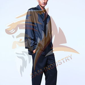 Custom Logo Embroidered <b>Winter</b> Windproof Satin Varsity <b>Jacket</b> Wholesale <b>Cheap</b> Price Men Satin <b>Jackets</b> - Product Image 5