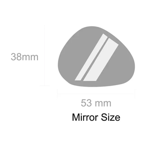 Espejo Retrovisor para Bicicleta SUNNYWHEEL Gripmirror Lite Negro 93x54mm, Ajustable 360 Grados, ABS+Revestimiento/PA/Silicona SW-BM-115 - Product Image 6