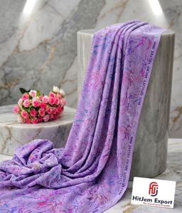 Soft Multicolor Foil Printed Velvet Fabric Premium Garments Dresses Kaftans Fashion Wear Home Textile Custom - Product Image 6