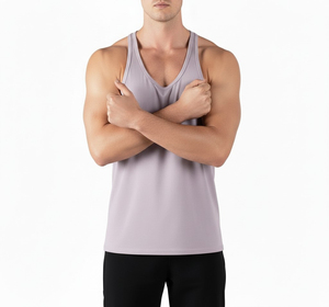 Men's Custom Cheap Gym Stringer Tank Top Loose <b>Wrestling</b> Singlet Workout Clothing Summer Running Stringers - Product Image 1