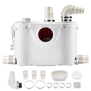 Pompa Maceratrice da 500W, 29 GPM, Prevalenza 8 m, Ingresso Acque Nere e WC, 4 Pompe per Scarico Acque di Scarico e Fognature - Product Image 1