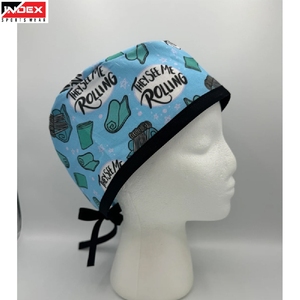 Gorro de Enfermería Moderno Ajustable, Gorro Quirúrgico Transpirable, Gorro de Trabajo Cómodo para Enfermeras, Doctores y Hospitales - Product Image 1