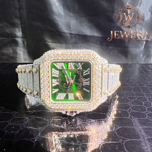 Reloj Mossinate de Lujo, Alta Calidad, Acero Inoxidable, Cristal, Diamantes, Movimiento Mecánico, Correa Ajustable, para Hombre y Mujer, Oficina, Fiesta - Product Image 4