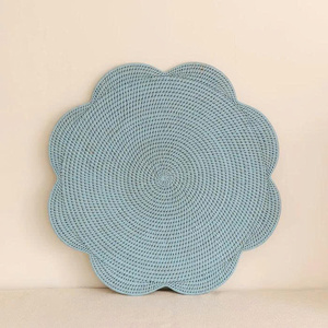 Nouveau design de set de table en rotin coquillage, options OEM/ODM, fabriqué au Vietnam, prix de gros usine, vaisselle la plus vendue. - Product Image 1