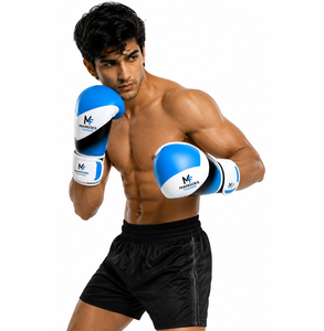 Wholesale Custom Leather Boxing <b>Gloves</b> <b>with</b> Hand <b>Grips</b> for Closure Unisex Premium Quality Training Equipment for Boxing & MMA - Product Image 3