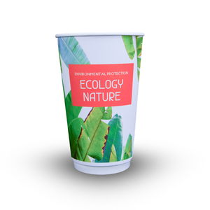 Customizable Disposable 8~20oz Double Wall Recyclable Food Grade Paper Cups with Custom <b>Printed</b> Branding for <b>Coffee</b> - Product Image 3