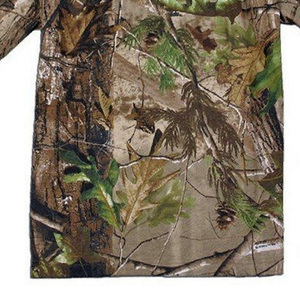 Men's Camouflage Hunting Shirt Short Sleeve Breathable Polyester Spring Outdoor Wear - Product Image 4