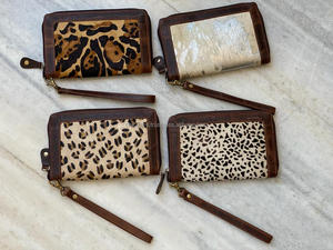 Venta caliente Muñeca Dejar Cartera de cuero Piel de vaca Embrague de cuero Mujeres Monedero de cuero - Product Image 6