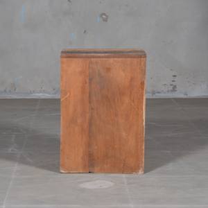 Best Collection Multifunction <b>Space</b>-<b>Saving</b> Traditional Handmade Solid Wood Side <b>Table</b> Cabinet with Antique Himalayan Art - Product Image 3