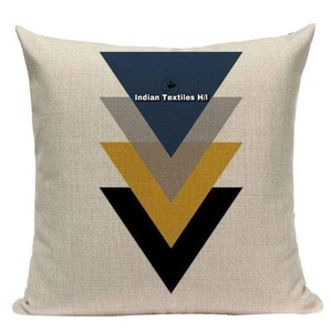 Top Selling Modern Decorative Custom Embroidery Cotton Geometric Abstract Bohemian Style Removable Washable Vintage <b>Throw</b> Pillow - Product Image 2