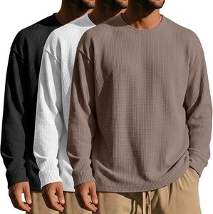 Nouvelle Collection de Vêtements de Sport : T-shirts Thermiques à Texture Gaufrée, Manches Longues, Séchage Rapide, Personnalisables, pour Entraînement et Gym - Product Image 1