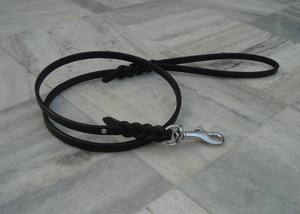 Collar de cuero para perro y correa, collar para mascotas duradero hecho a mano por Annabelle Equestrian Manufacturer, tamaño personalizado. - Product Image 3
