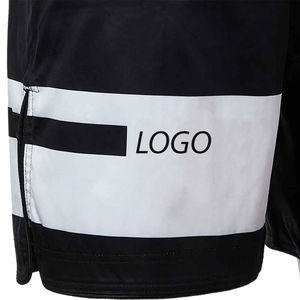 Shorts de course pour hommes à taille haute, coupe-vent et imperméables, avec logo frontal et poches – Vente chaude, fabrication OEM de vêtements de sport - Product Image 4