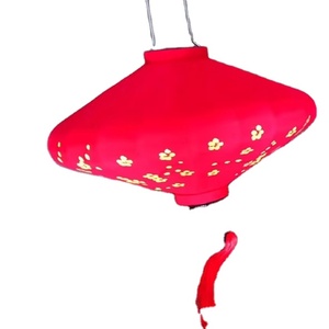 Linternas de bambú de seda para centro comercial y exhibición de sala de exposición Linternas colgantes decorativas de Vietnam con soporte OEM - Product Image 4