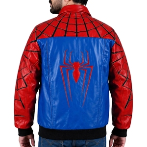 Blouson Bomber Décontracté pour Homme en Cuir de Vachette Teint Uni, Taille XS, Imperméable, avec Face en Toile Écologique – Vente en Gros - Product Image 4