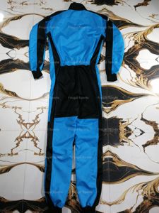 ชุดกระโดดร่ม Sky Glide Pro สีน้ำเงินดำ แบบ Color Blocked ผลิตจากผ้า Spandex และโพลีเอสเตอร์ สำหรับผู้ใหญ่ ออกแบบตามหลักอากาศพลศาสตร์ สำหรับการกระโดดร่มแบบ Freefall - Product Image 3