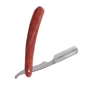 Navaja de afeitar recta de una sola hoja para hombres, herramientas de afeitado facial, acero inoxidable, hoja reemplazable, para barberos, uso en barberías. - Product Image 6