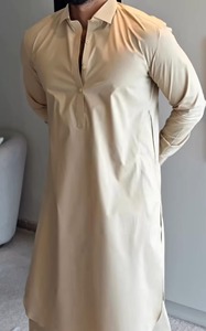 Elegante Shalwar Kameez Tradicional Indio de Algodón de Alta Calidad para Hombre |   Ropa para Fiestas y Eventos de Boda Sin Arrugas - Product Image 3