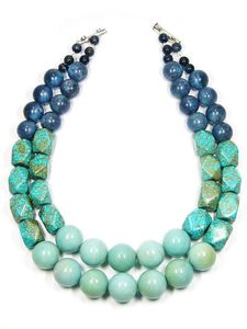 Nouveau Collier Perlé Jaune, Noir et Blanc en Résine Acrylique, Bijou Tendance et Élégant, Unisexe, pour Femme - Product Image 6
