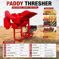 Batteuse à riz à essence Backbone BB-TW40, capacité 550 kg/h, haute efficacité, pour blé et millet