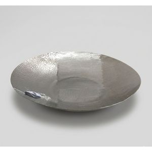 Tazón de Metal de Lujo para Chocolate, Tazón para Dulces con Acabado Plateado, Tazón para Servir Postres, Centro de Mesa - Product Image 1