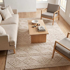 Tapis Bohème Gris Tissé à la Main en Coton et Laine – Textile de Maison Bohème à Prix Abordable – Vente en Gros de Tapis de Sol - Product Image 2